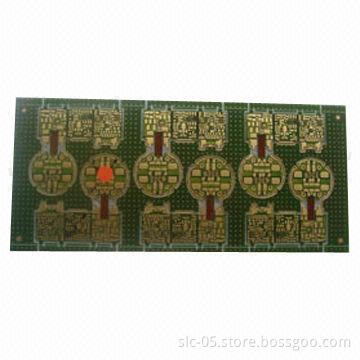 4-layer rigid-flex PCBs, PI+FR4, ENIG surface finish, 1.6mm board and 0.85mm flex thickness
